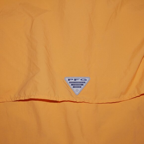Columbia Bahama ll Short Sleeve PFG Shirt Men's Size 2XLT Orange Fishing Guide - Picture 6 of 10
